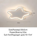 Axyaa Star LED Ceiling Light: Modern Room Decoration Fixture