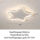 Axyaa Star LED Ceiling Light: Modern Bedroom Study Room Lamp Fixture