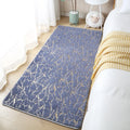 Axyaa Plush Non-slip Fur Mats for Bedroom & Bathroom - Soft, Thicken, Stylish Floor Mat