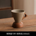 Axyaa Coarse Ceramic Latte Coffee Cup for Home Decor Ornament