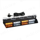 Axyaa 16 LED Car Strobe Emergency Light Bar in Red Blue Amber White