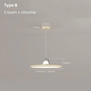Axyaa LED Fisherman Hat Pendant Light for Dining Room, Bedroom, Bar Counter - Minimalist Design