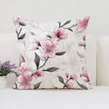Axyaa Japanese Cherry Blossom Pillowcase 40x40 Covers for Bed and Living Room