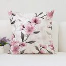 Axyaa Japanese Cherry Blossom Pillowcase 40x40 Covers for Bed and Living Room