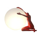 Axyaa Moon Desk Lamp Nordic Creative Spherical LED Art Light