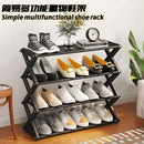 Axyaa Simple X-Shaped Shoe Rack Storage Shelf for Dorms & Doorways