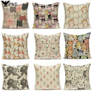 Axyaa Cartoon Pillow Cover: Cute Print Pillow Cover for Home, Bedroom, & Car