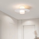 Axyaa Modern Chandelier Ceiling Light for Living Room, Kitchen, Bedroom - Black/White