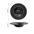 Axyaa Ceramic Straw Hat Salad Plate for Stylish Dining Experience