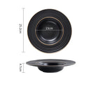 Axyaa Ceramic Straw Hat Salad Plate for Stylish Dining Experience