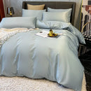 Axyaa 100% Cotton Bedding Set: Duvet Cover, Sheet, Pillowcases. Various Sizes Available.