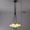 Axyaa Modern LED Chandeliers for Dining Room Pendant Lights Hanging Lamps