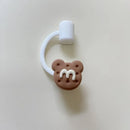 Axyaa Silicone Straw Toppers for Stanley Tumbler, Set of 2
