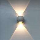 Axyaa Outdoor Waterproof Wall Lamp, Up/Down Light for Garden, Porch, Terrace, Hallway, Balcony