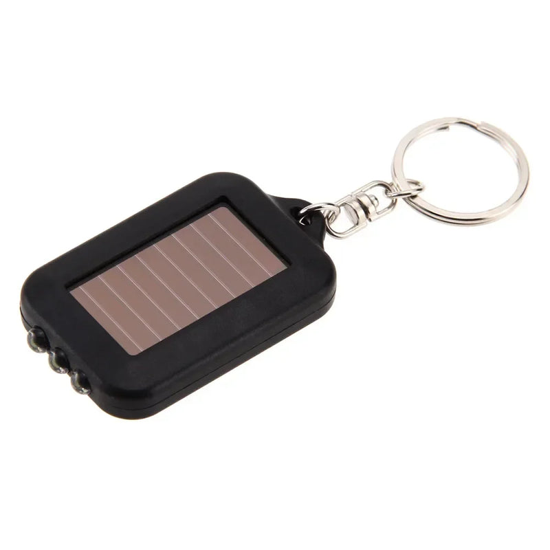 Axya Mini Solar Keychain Flashlight for Outdoors & Emergencies