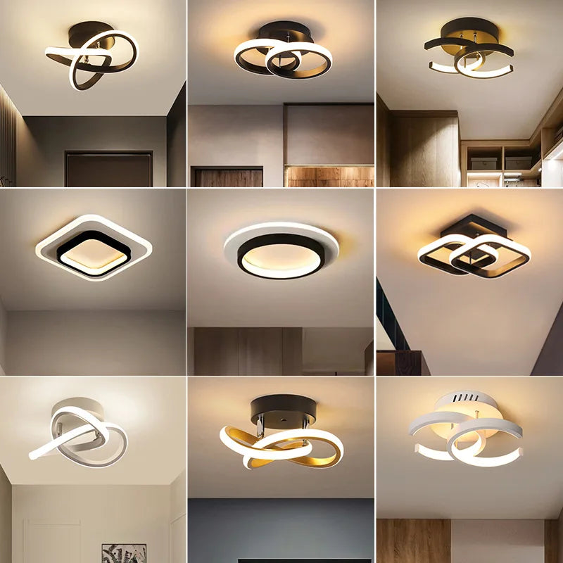 Axyaa Modern LED Ceiling Lights for Home - Bedroom Living Room Corridor Balcony Lighting