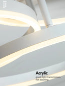Axyaa Modern Bedroom Ceiling Lamp Set