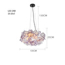 Axyaa Petal LED Pendant Lamp Modern Minimalist Bedroom Hanging Light