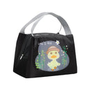 Axyaa Cartoon Printed Lunch Bag: Insulated Thermal Oxford Cloth Handbag