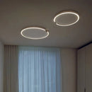 Axyaa Modern Ring LED Ceiling Chandelier for Bedroom Dining Room Study