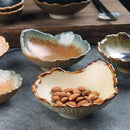 Axyaa Ceramic Dipping Sauce Set and Salad Bowl Tableware