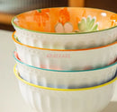 Axyaa Ceramic Soup Bowl. Large Tableware for Noodles & Soup. Stylish Instant Noodle Bowl.
