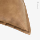 Axyaa Nordic Light Luxury Living Room Pillow - Orange Leather Square Pillow