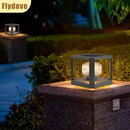 Axyaa Solar Villa Column Light: Creative, Waterproof LED for Outdoor Garden and Hotel