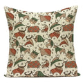 Axyaa Cartoon Pillow Cover: Cute Print Pillow Cover for Home, Bedroom, & Car