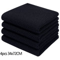 Axyaa Waffle Weave Kitchen Towel Set Absorbent Quick Dry Dishcloth Wash Cloth