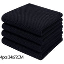 Axyaa Waffle Weave Kitchen Towel Set Absorbent Quick Dry Dishcloth Wash Cloth