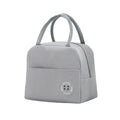 Axyaa Kids Solid Lunch Bag: Thermal Insulation, Portable, Large Capacity, Outdoor Picnic Bag