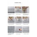 Axyaa Acrylic Magnetic Storage Box Set - Transparent, Dustproof, Multi-Compartment