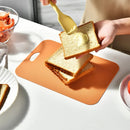 Axyaa Kitchen Tools Multicolor Chopping Board Set - Nonslip Plastic Cutting Mats