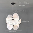 Axyaa Nordic Fabric Chandelier for Stylish Living Spaces
