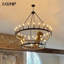 Axyaa Luxury LED Ceiling Chandelier for Modern Living Room & Dining Area