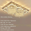 Axyaa Luxury Crystal Ceiling Light with Remote Control