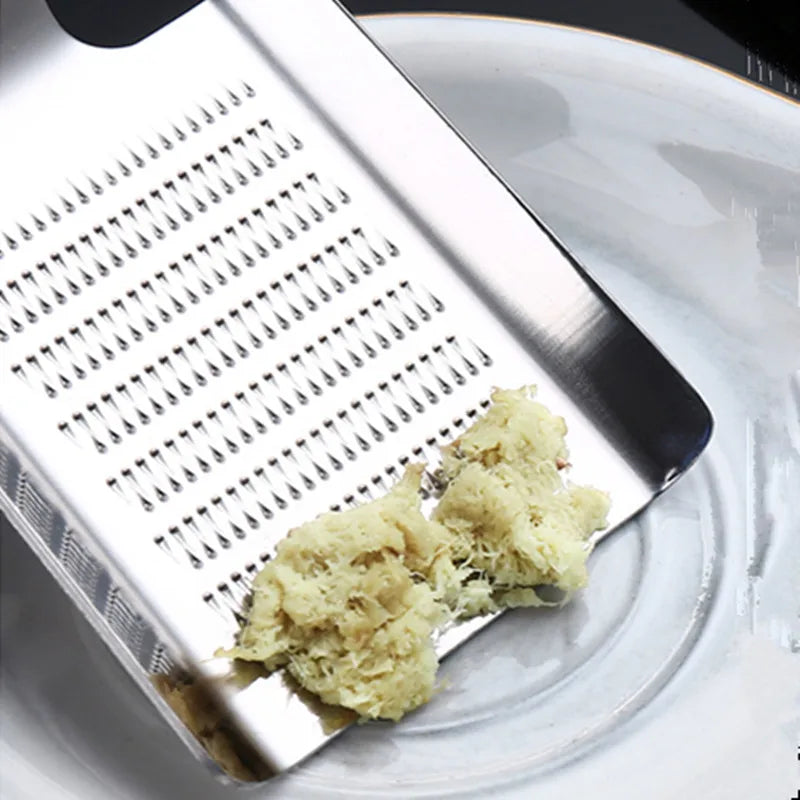 Axyaa Stainless Steel Ginger Garlic Crusher Portable Kitchen Tool
