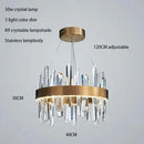 Axyaa Crystal Pendant Light for Dining Table and Bar Counter
