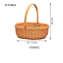 Axyaa Handwoven Bread Storage Basket: 9 Styles, Multi-functional Organizer & Fruit Tray