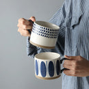 Axyaa Ceramic Hand-painted Underglaze Color Mug 450ML Coffee Tea Water Cup