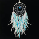 Axyaa Colorful Feather Pendant Dream Catcher Wall Hanging for Living Room