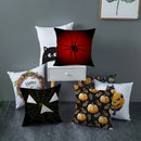 Axyaa Halloween Pumpkin Cushion Cover 18x18 - Farmhouse Throw Pillow for Home Decor