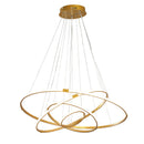 Axyaa Modern LED Pendant Light in Black/Grey/Gold for Indoor Spaces