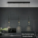 Axya Glass Pendant Chandelier for Dining Table, Kitchen Island, Living Room
