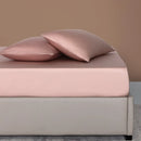 Axyaa Bamboo Fitted Sheet & Pillowcase Set, Adjustable Mattress Covers, Luxury Bedding