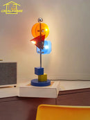 Axyaa Memphis LED Table Lamp Modern Minimalist Design Colorful Lights