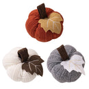 Axyaa Plush Pumpkin Decorations - Fall Table Mantel Decor for Halloween Thanksgiving