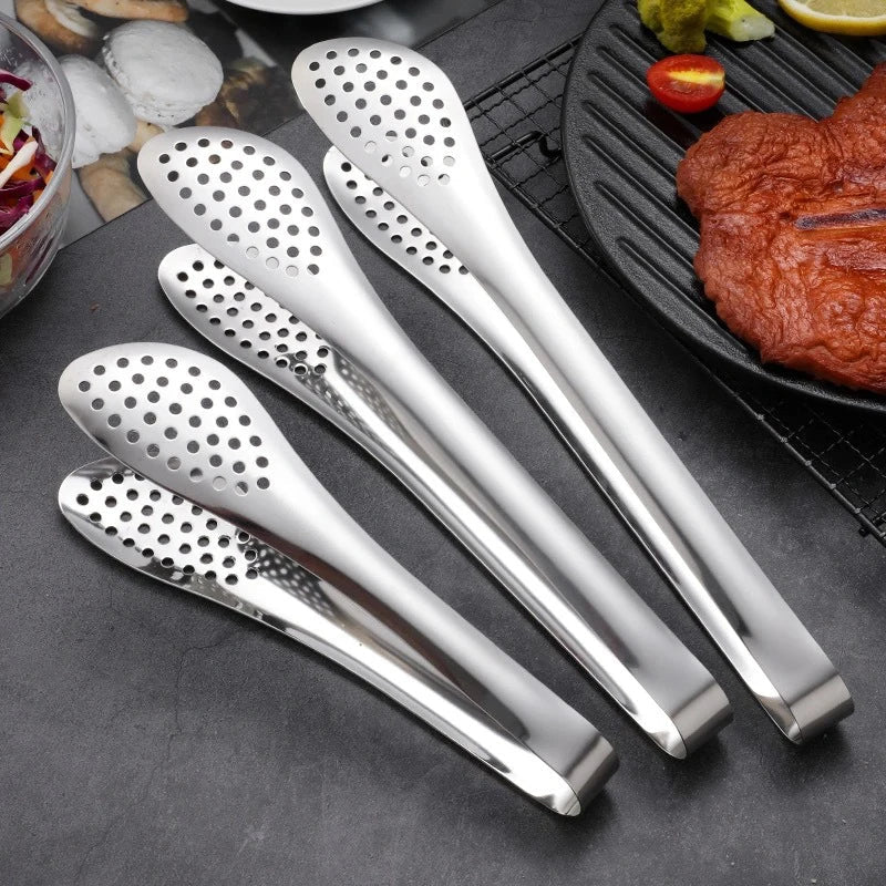 Axyaa Stainless Steel Food Clips - Home Kitchen Barbecue Steak Bread Clips