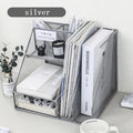 Mesh Storage Tray Desk Organizer for Documents, Mail, and Stationery by Axyaa
